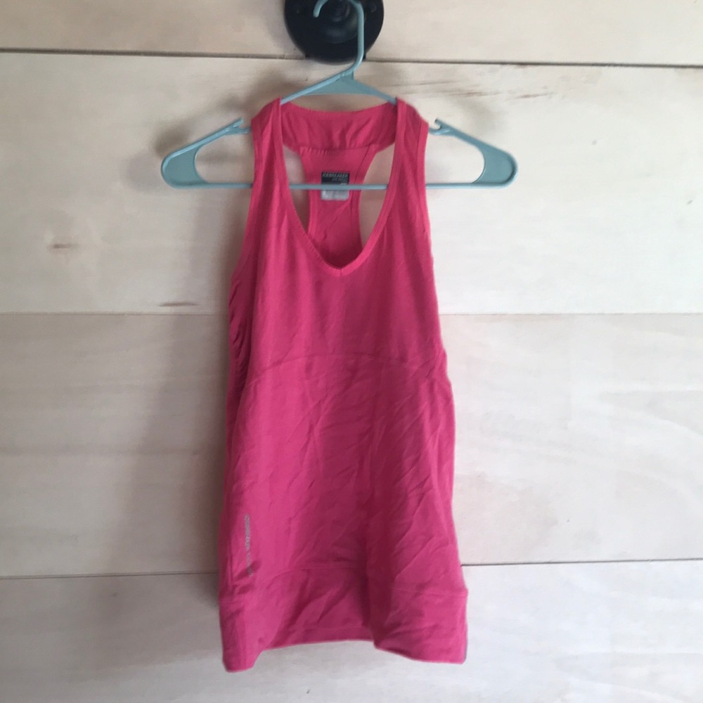 Icebreaker Merino Wool Pink Racerback Tank